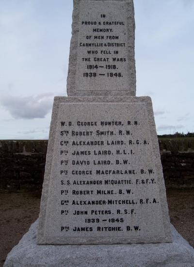 War memorial side two
