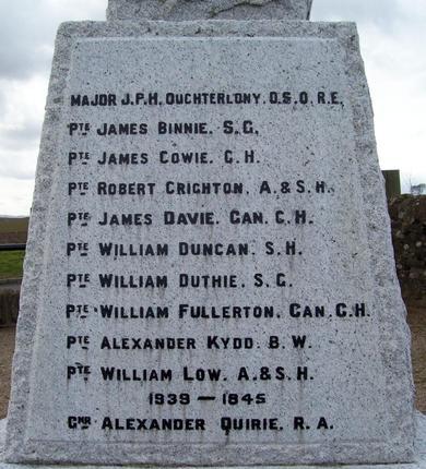War memorial side one