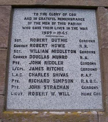 Second world war memorial