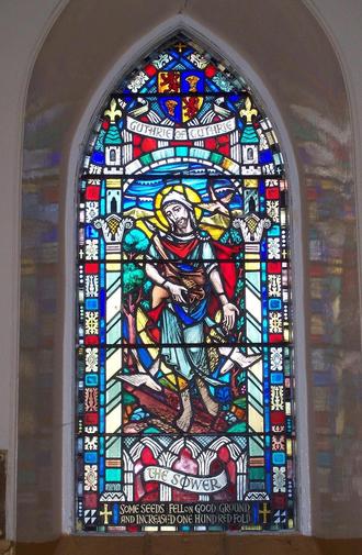 Stained glass window