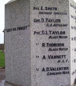 Inverkeilor war memorial 4