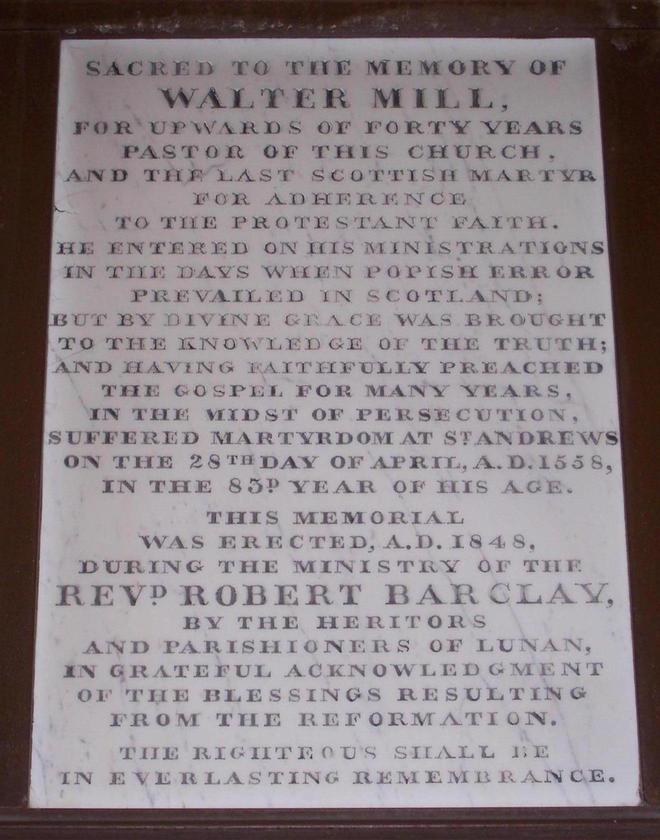 Walter Mill or Milne monument