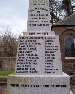War memorial side one
