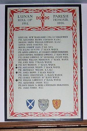 Roll of Honour