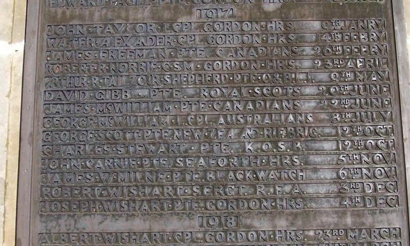First World War memorial 1917