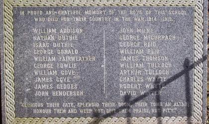 Maryton war memorial two