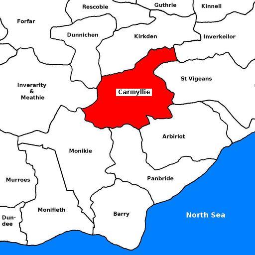 map of Carmyllie