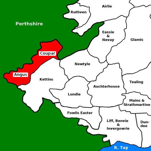 map of Coupar Angus