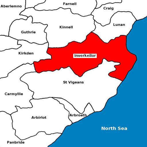 map of Inverkeilor