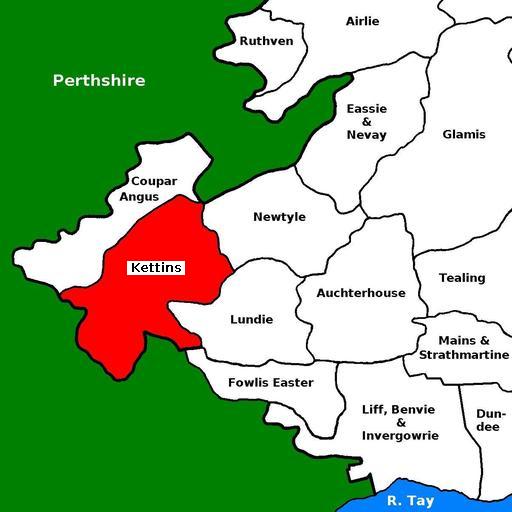 map of Kettins