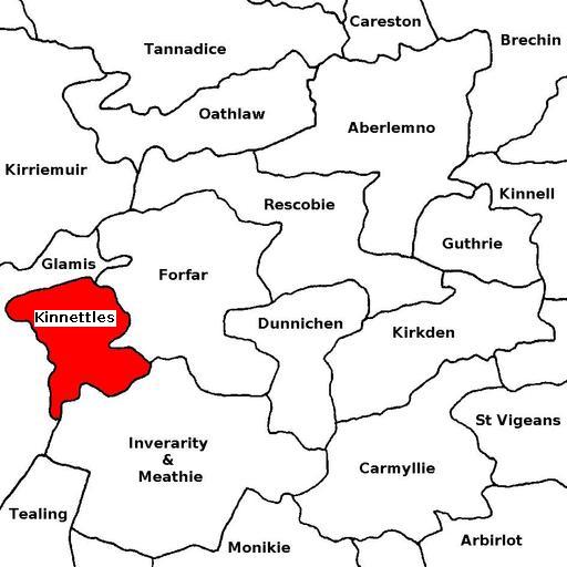 map of Kinnettles