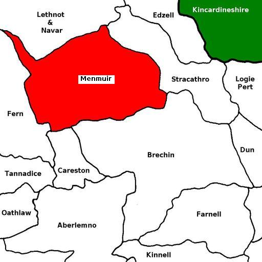map of Menmuir