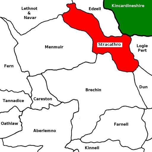map of Stracathro
