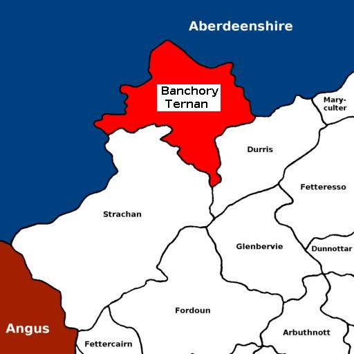 map of Banchory Ternan