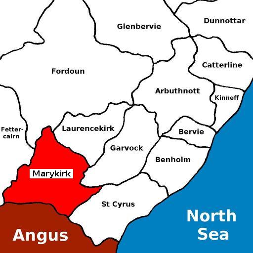 map of Marykirk